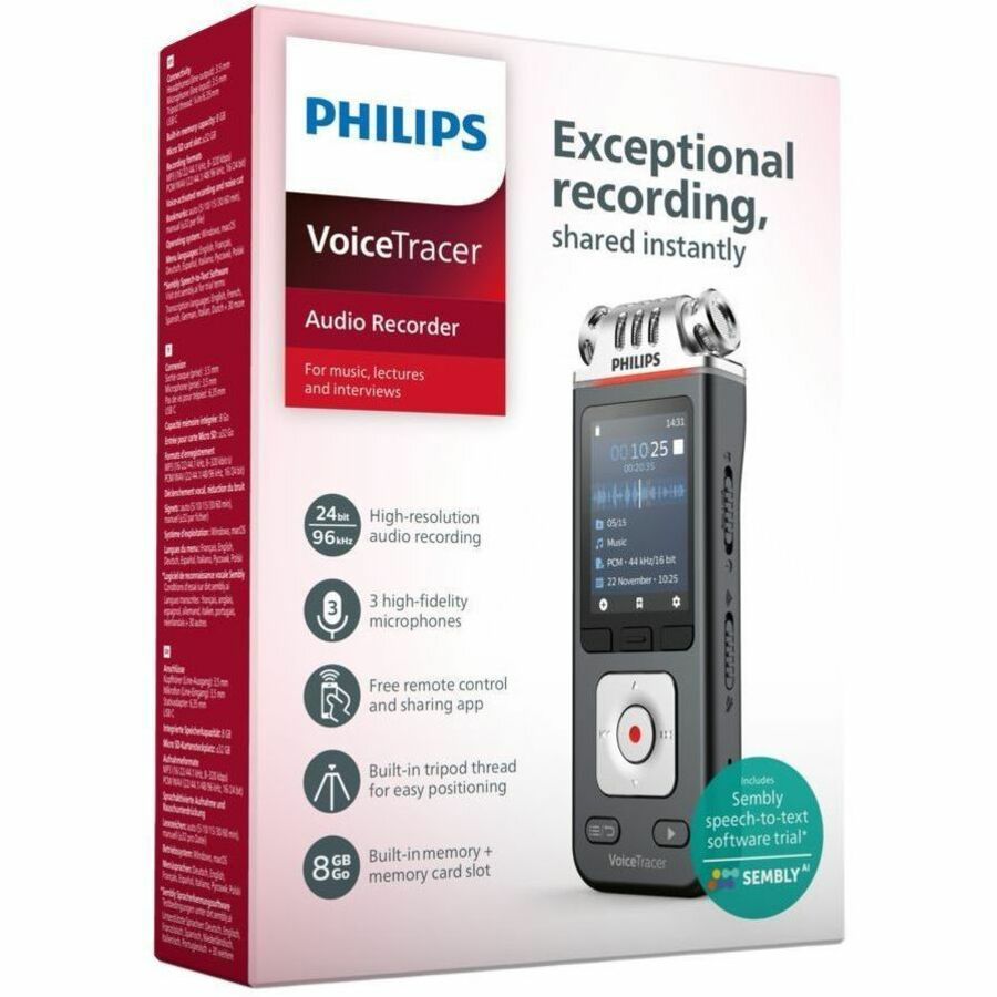 Philips VoiceTracer Audio Recorder - DVT6115