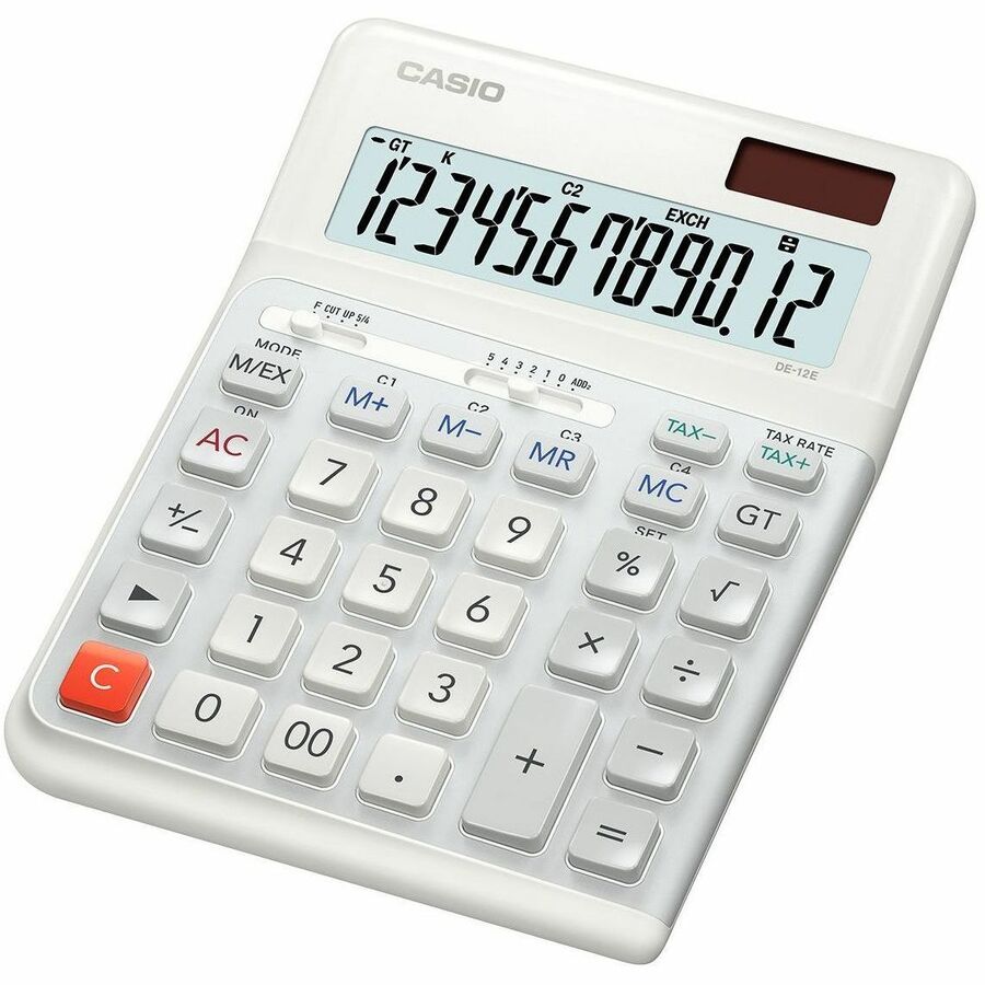 Casio Simple Calculator - DE-12E-WE