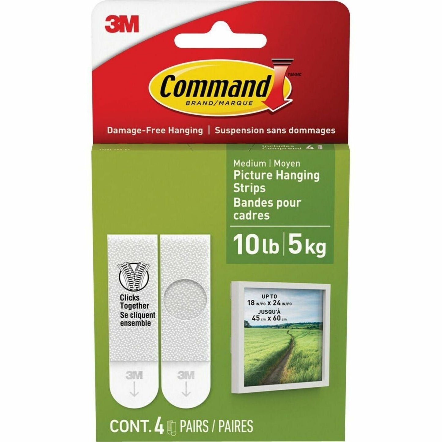 Command 17201-4PK-EF Hanging Strip