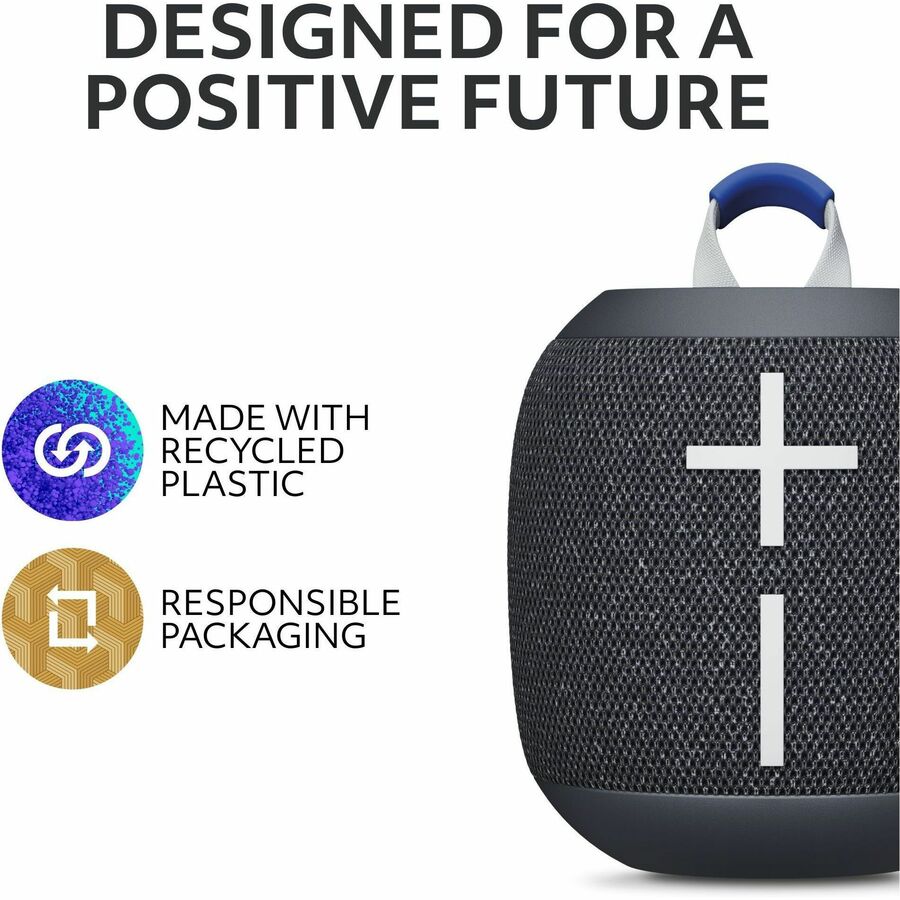 Ultimate Ears WONDERBOOM 4 Portable Bluetooth Speaker System - Active Black - 984-001876