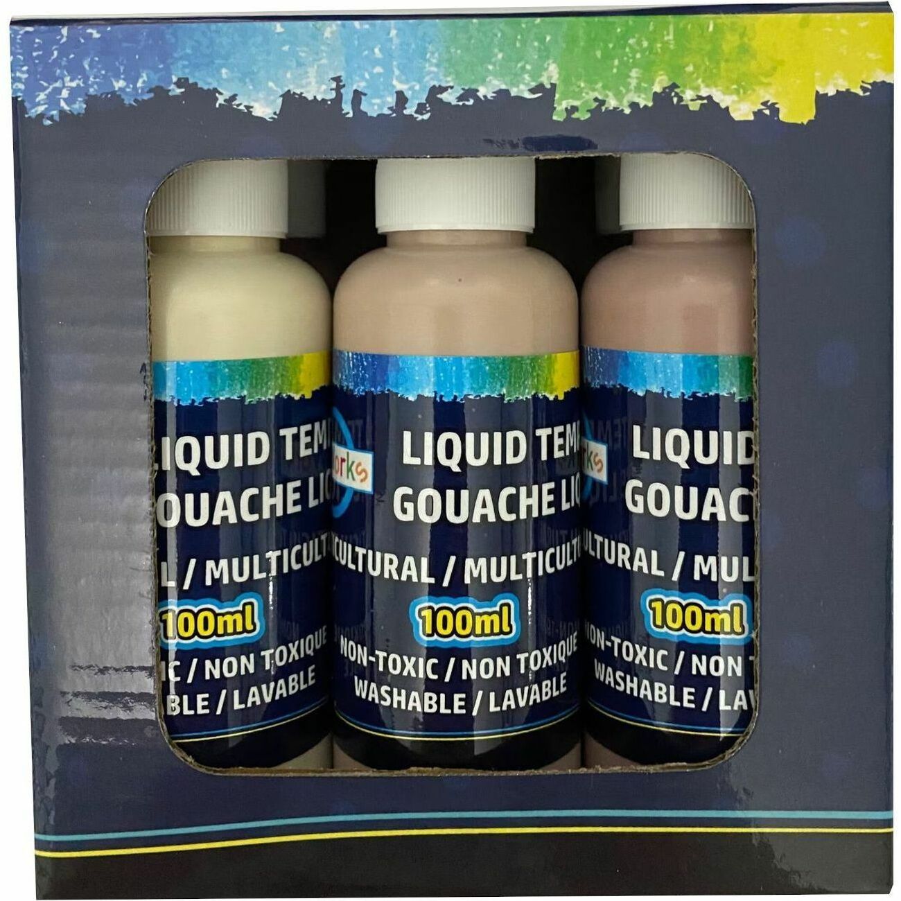 DBLG Import Multicultural Liquid Tempera Paint Set