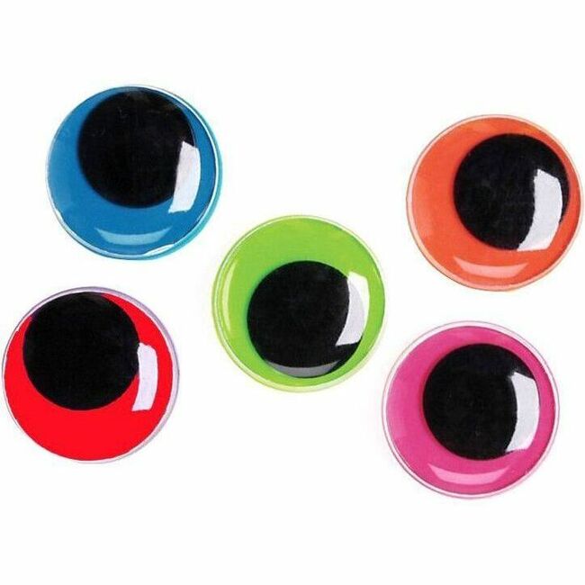 DBLG Import Wiggly Eyes, Assorted Sizes, Neon Colors