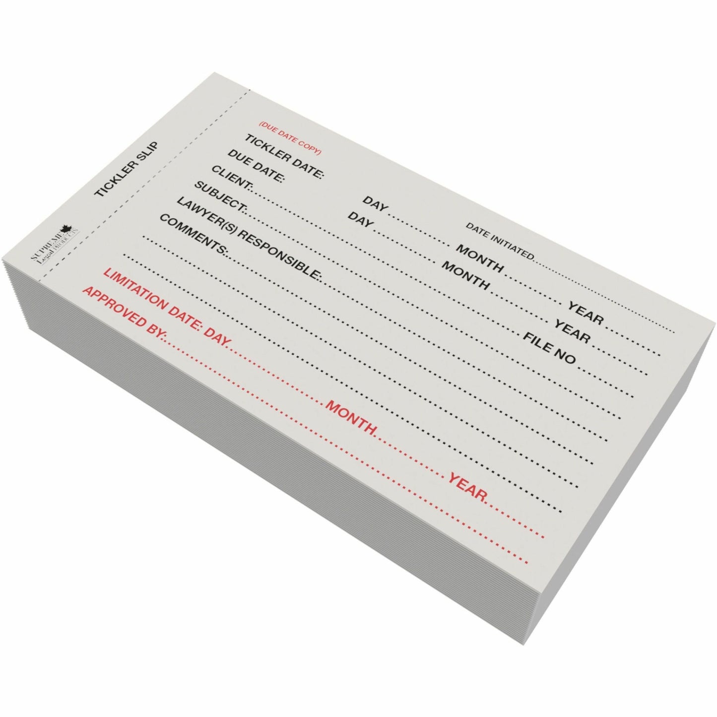 Davis Group Tickler Slip