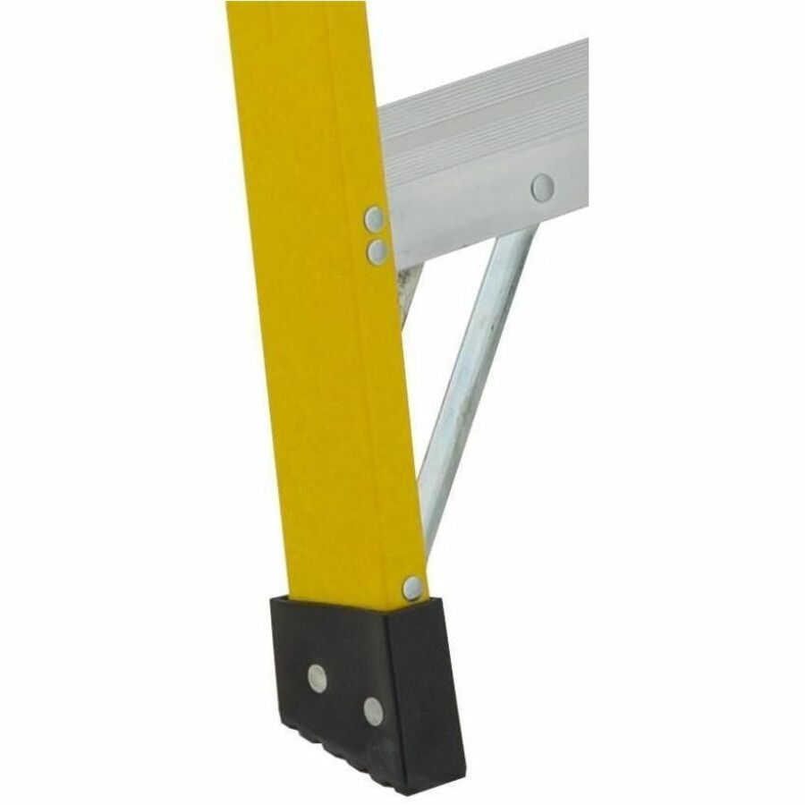 Featherlite 6908 8' Extra-Heavy Duty Fiberglass Stepladder - 6908