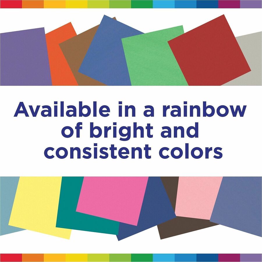 Prang Construction Paper, Bright Blue, 12" x 18" , 50 Sheets - P7507-0001