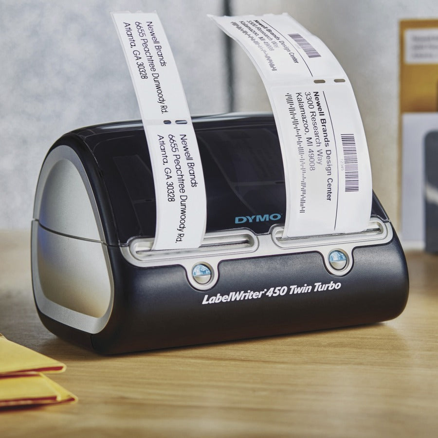 Dymo LabelWriter Direct Thermal Printer - Monochrome - Label Print - USB - Platinum - 1752266