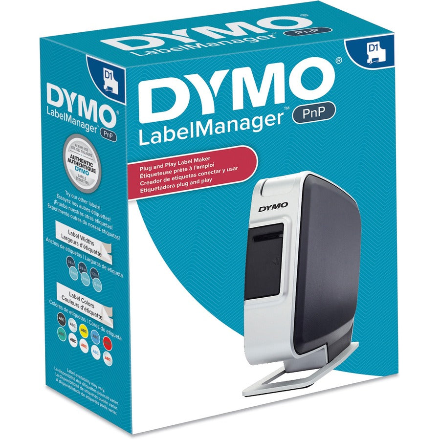 Dymo LabelManager Thermal Transfer Printer - Label Print - Battery Included - With Cutter - Black, Silver - 1768960