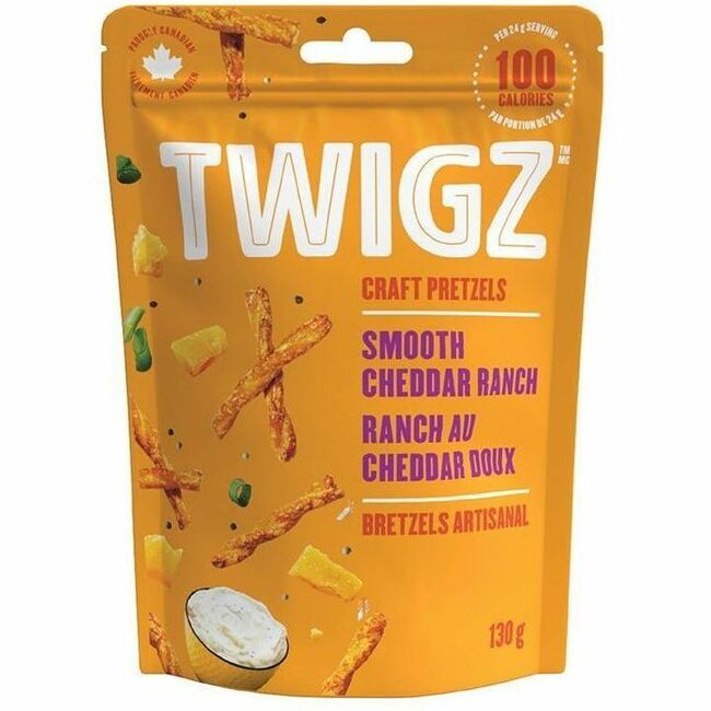 Twigz Smooth Cheddar Ranch Craft Pretzels