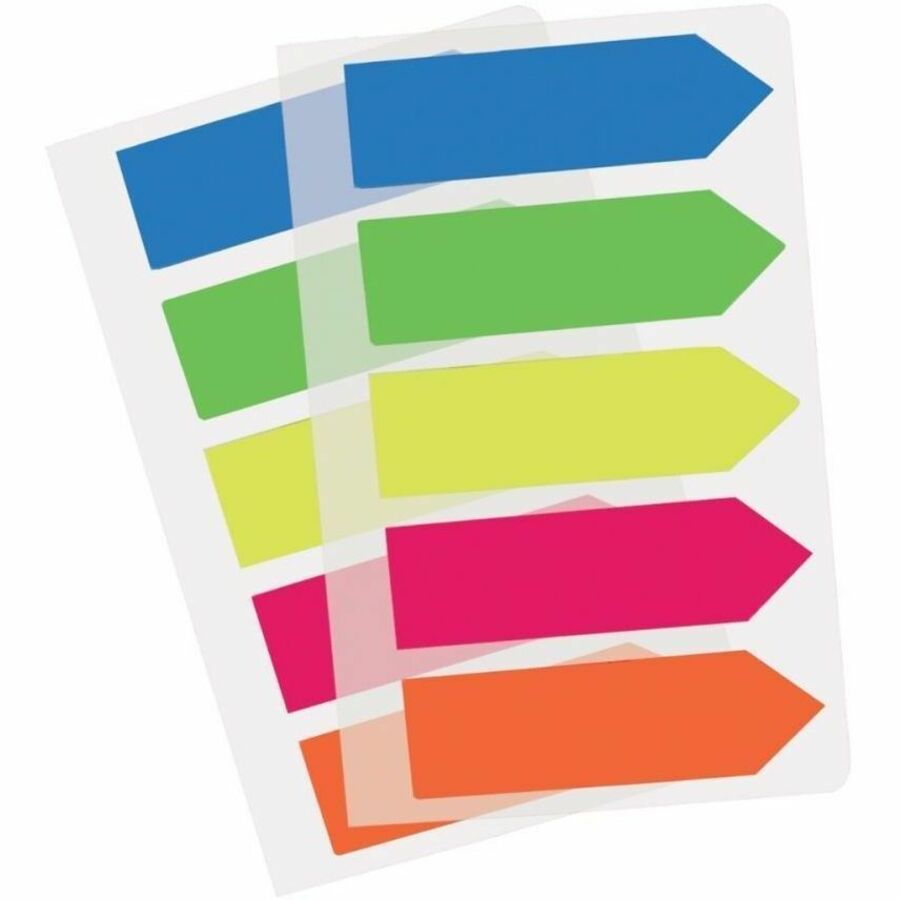 Redi-Tag Transparent Arrow Page Flags, 125/Pack