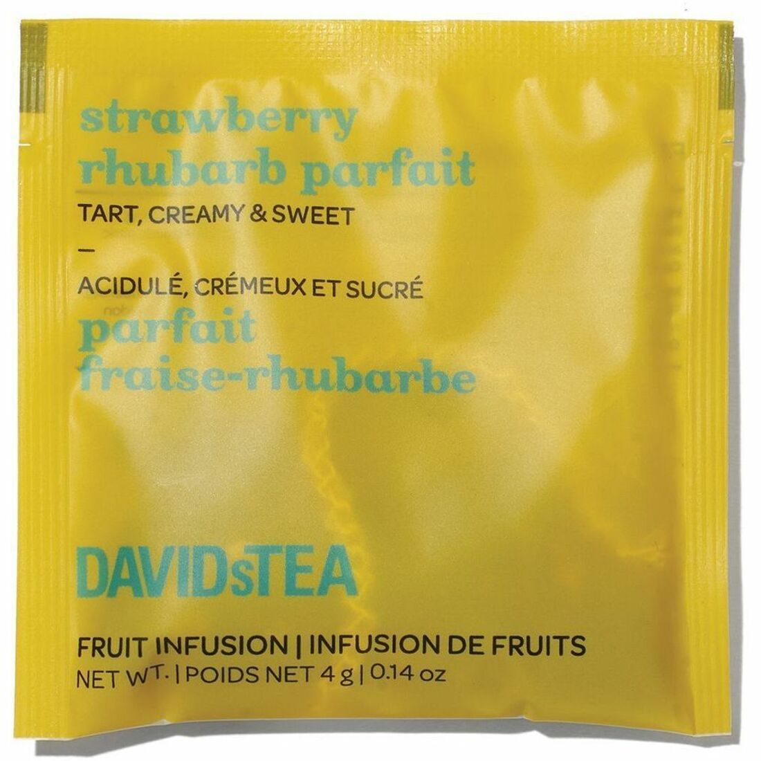 DAVIDsTEA Strawberry Rhubarb Parfait Fruit Infusion Tea
