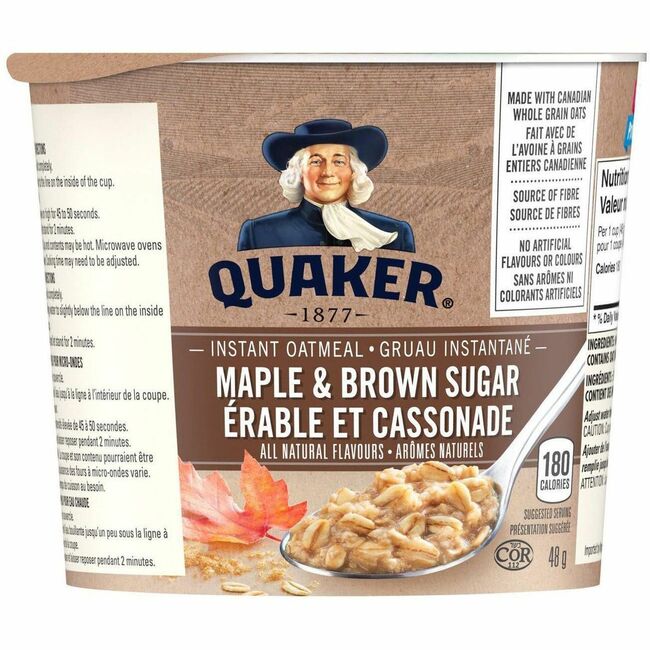 Quaker Oats Instant Oatmeal Cups