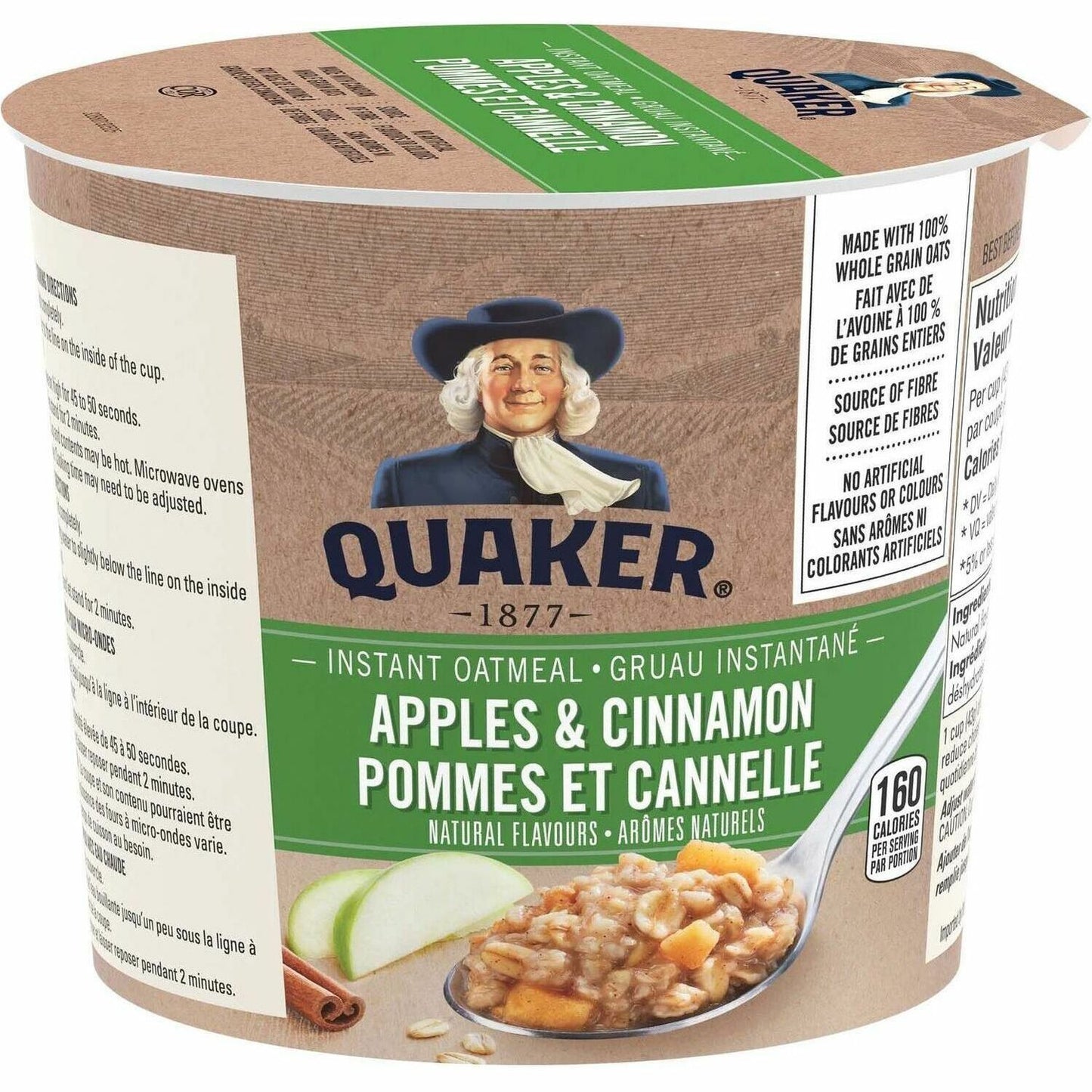 Quaker Apples & Cinnamon Instant Oatmeal