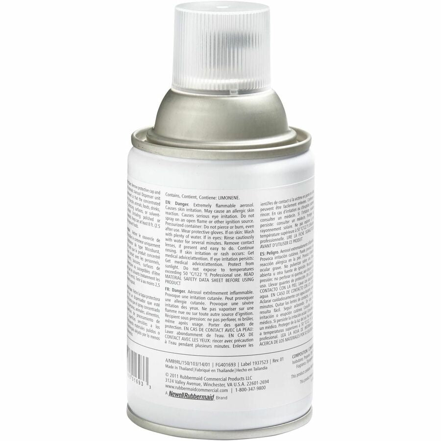 Rubbermaid Commercial Microburst 9000 Refill Mandarin Orange - FG402093