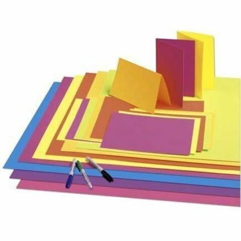 Pacon® UCreate Neon Coated Poster Board, Neon Pink, 22" x 28" , 1 Sheet - P5407-1
