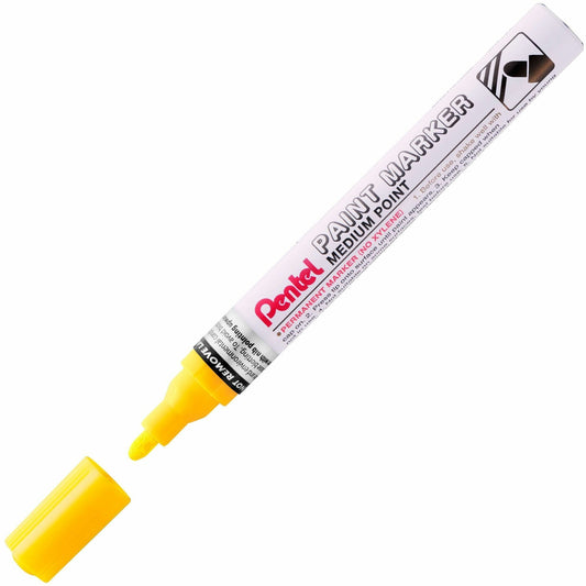 Pentel Paint Marker, Medium Point, Bullet Tip, Yellow Ink