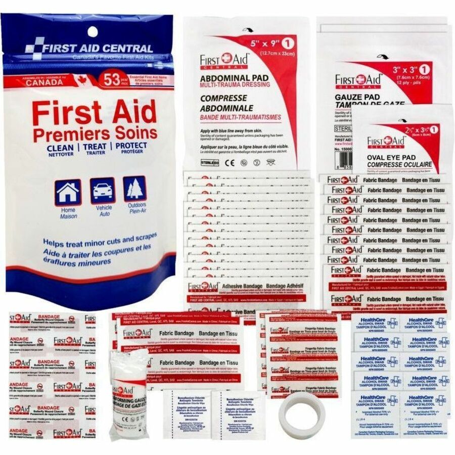First Aid Central Grab & Go First Aid Kit - FAC-OP53