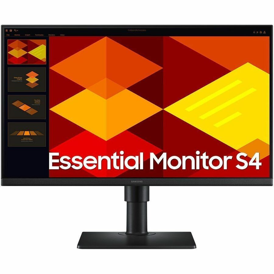 Samsung Essential S4 S24D402GAN 24" Class Full HD LCD Monitor - 16:9 - Black - LS24D402GANXGO