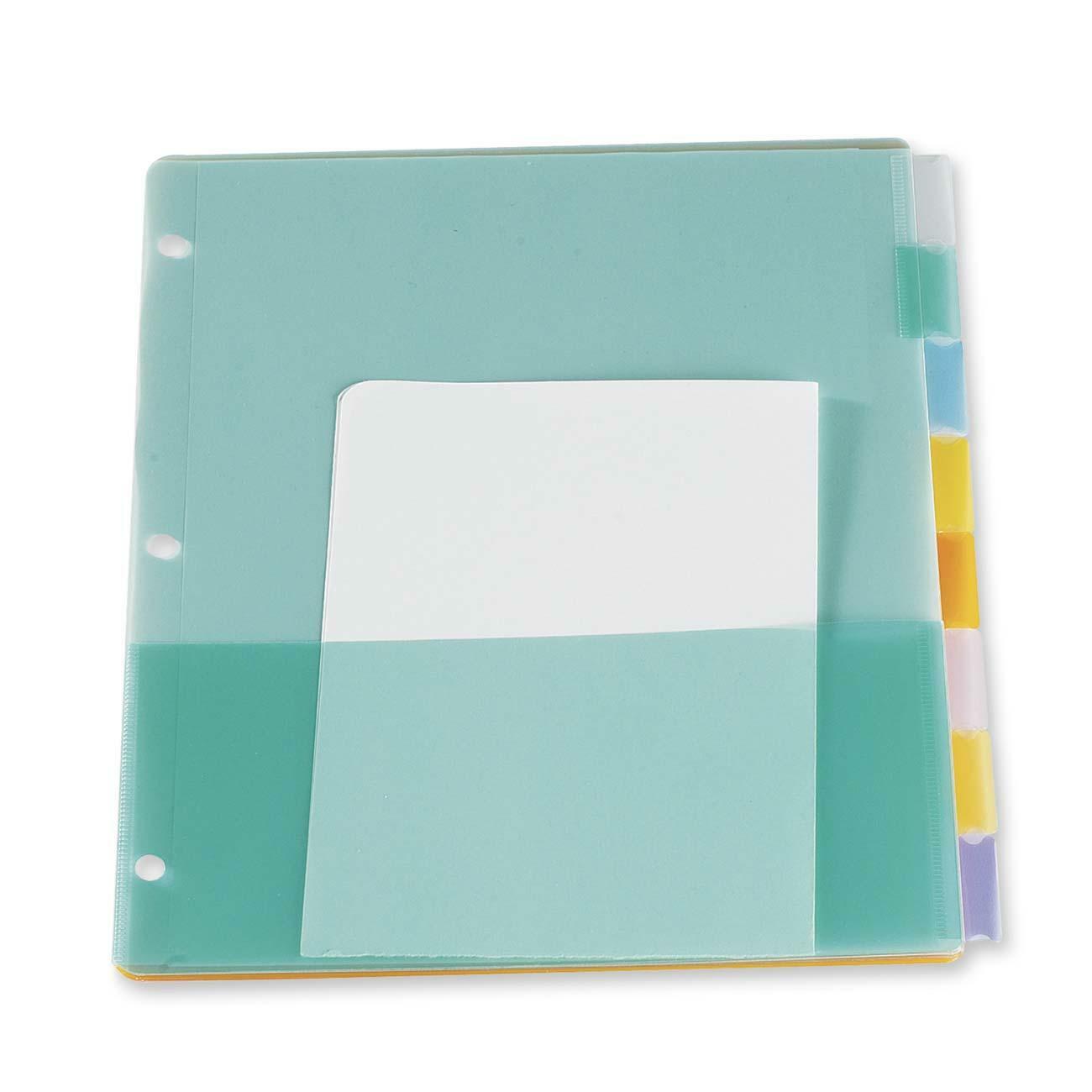 Oxford Poly Divider Page With Pockets