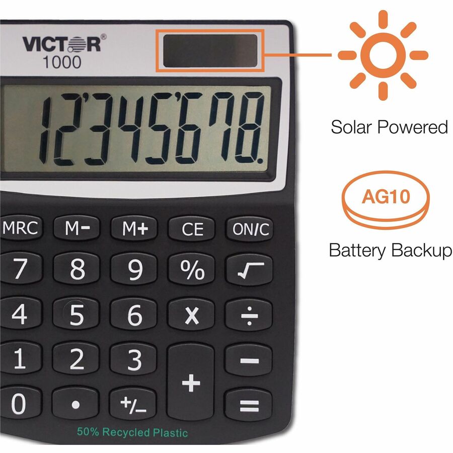 Victor 1000 Mini Desktop Calculator - 1000-NVXC