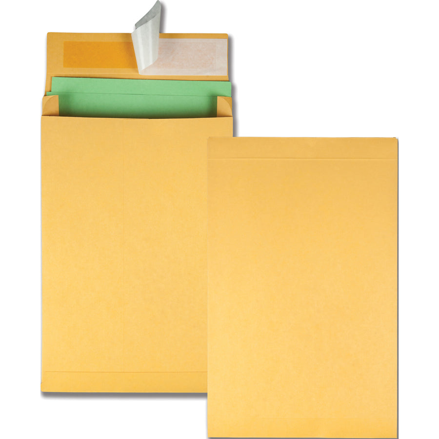 Quality Park 9 x 12 x 2 Expansion Envelopes with Self-Seal Closure - 93334-NVXC