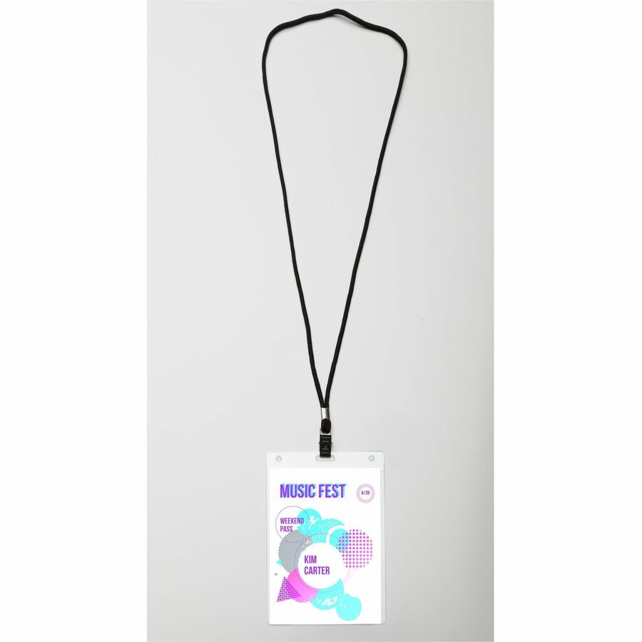Avery® Vertical Name Badges with Tickets Kit for Laser and Inkjet Printers, 4-1/4" x 6" - 8521-NVXC