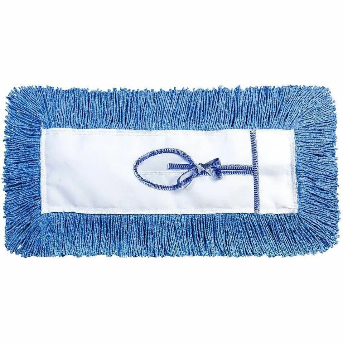 M2 Professional 36" G-STAT Cut-End Dust Mop - Keyhole Backing - Blue
