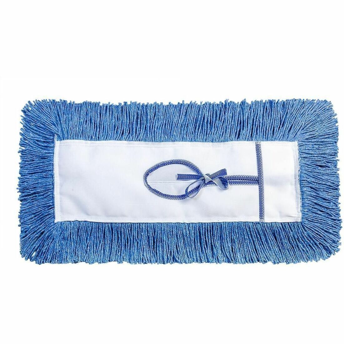 M2 Professional 18" G-STAT Cut-End Dust Mop - Keyhole Backing - Blue