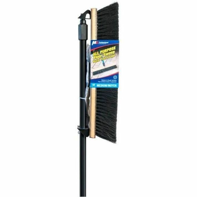 M2 Professional Side-Clip Tampico Push Broom with Handle - 24 Inch