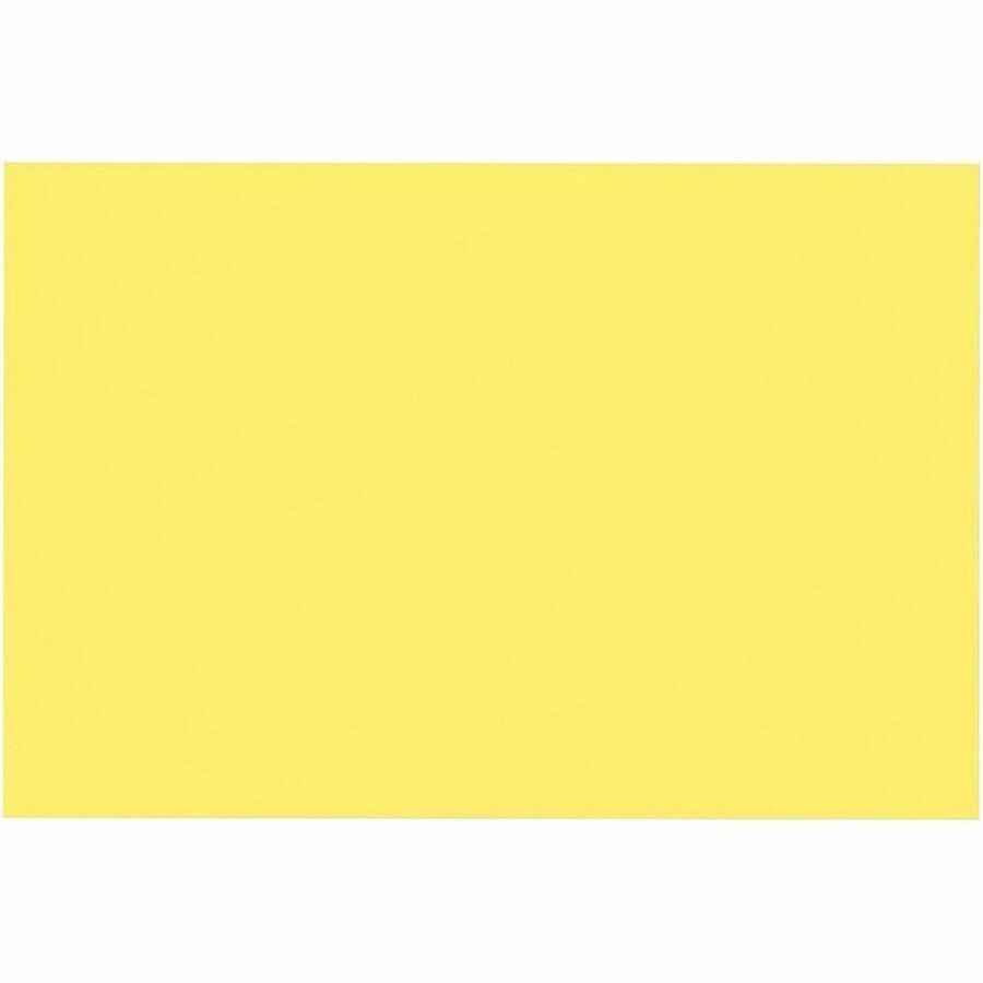 Prang Construction Paper, Yellow, 12" x 18" , 50 Sheets - P8407-0001
