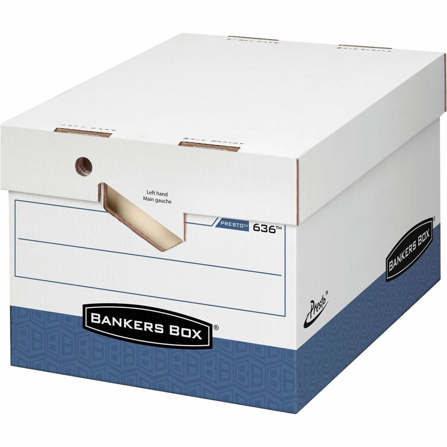 Bankers Box Presto File Storage Box - 0063601-NVXC