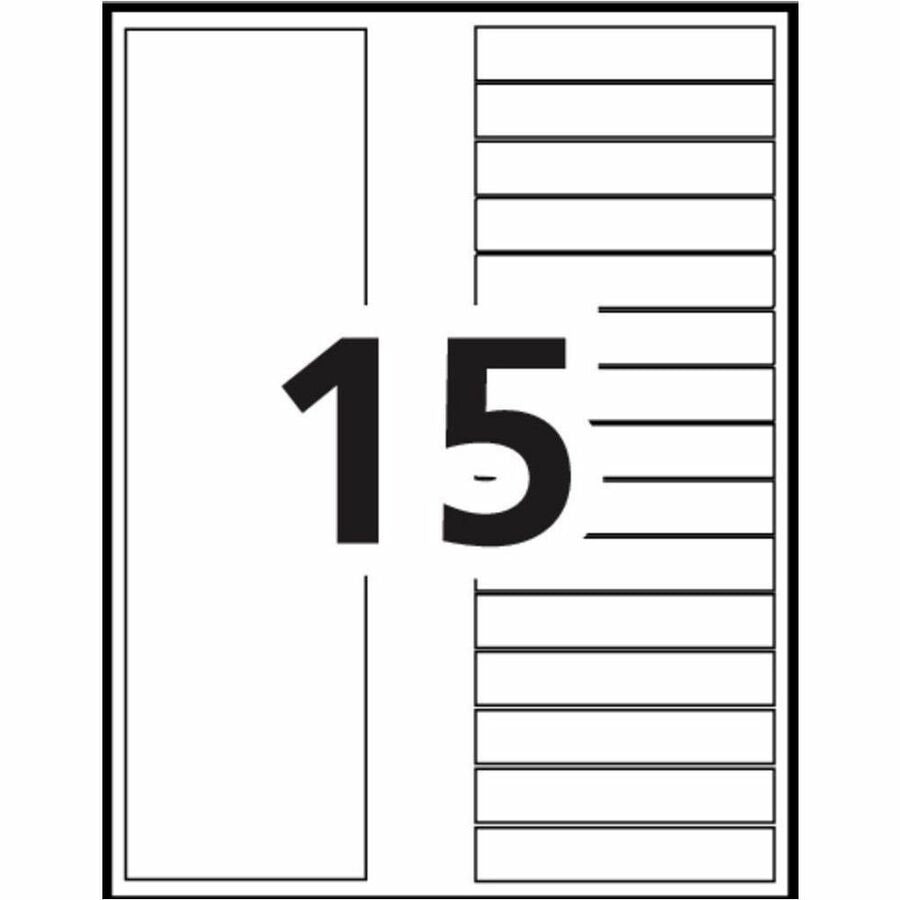 Avery Ready Index® Table of Contents Dividers 15 Tabs, for Laser and Inkjet Printers - 11142