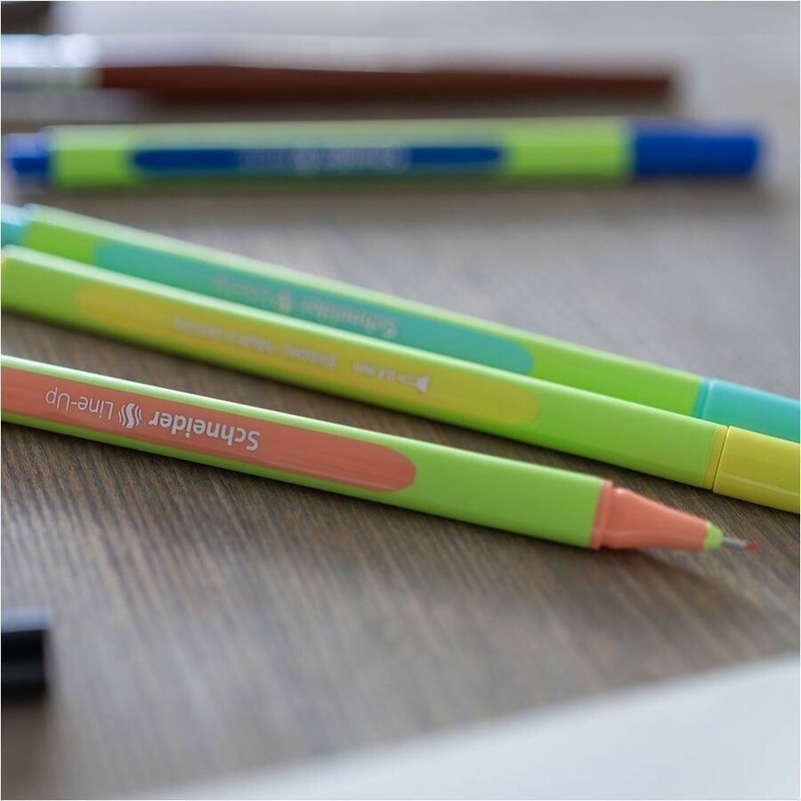 Schneider Line-Up Pastel, Fineliner, Case Stand x8, Assorted colours, 0.4mm Tip - RS191088