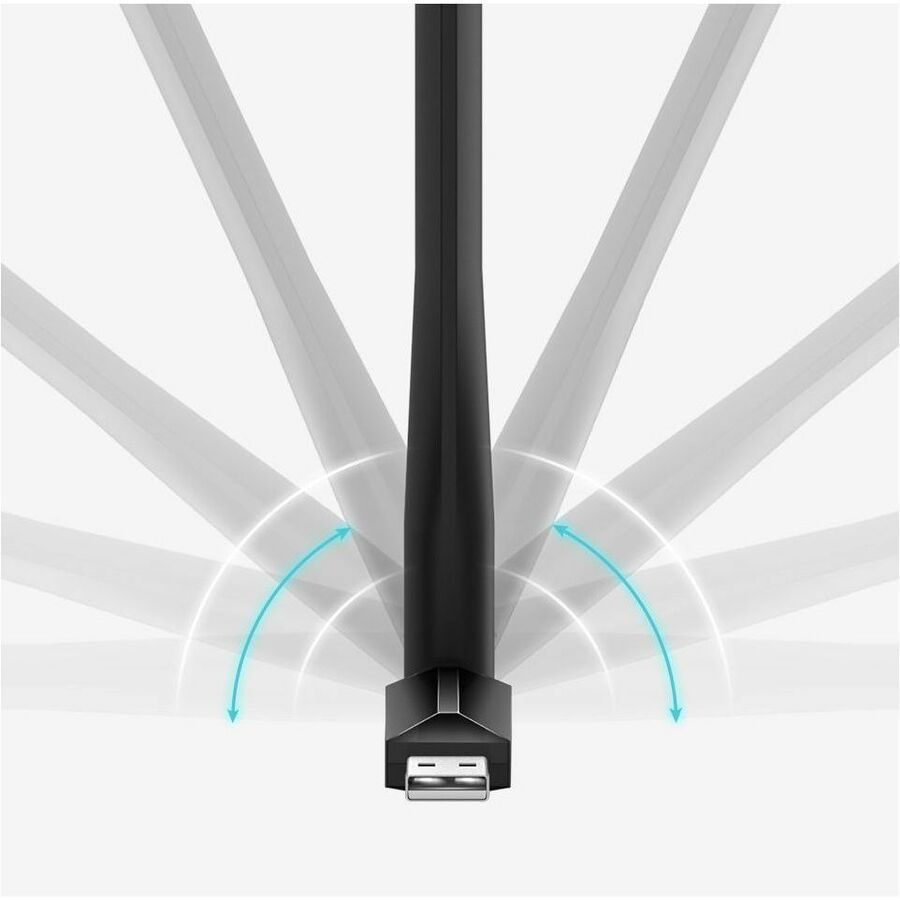 TP-Link Archer T2U Plus IEEE 802.11 a/b/g/n/ac Dual Band Wi-Fi Adapter for Computer - 6324355