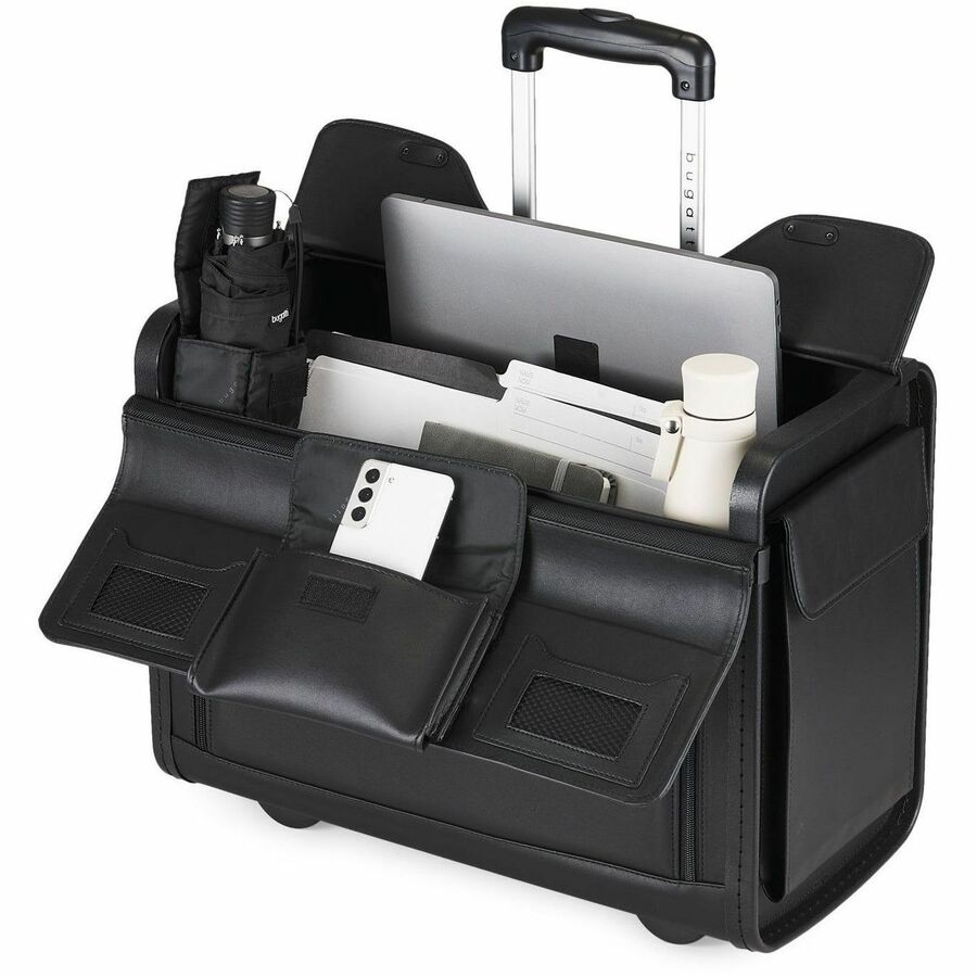 bugatti Warren Travel/Luggage Case for 17" to 17.3" Notebook - Black - BZCW456110-BLACK