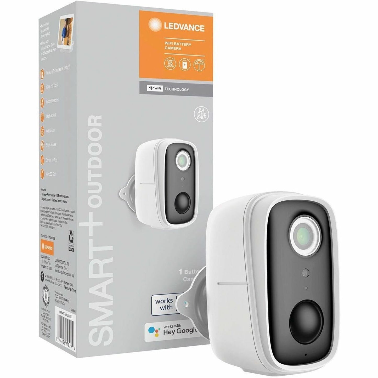 LEDVANCE 2 Megapixel Outdoor Full HD Network Camera - Color - 1 Each