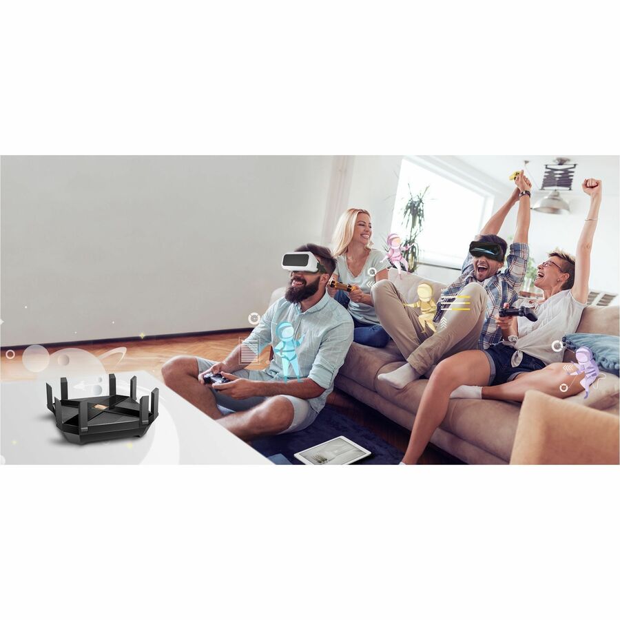TP-Link Archer AX6000 Wi-Fi 6 IEEE 802.11 a/b/g/n/ac/ax Ethernet Wireless Router - 6539972