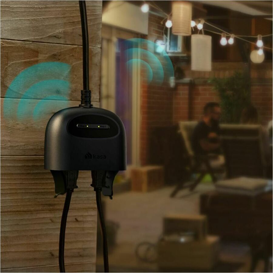 Kasa Smart Wi-Fi Outdoor Plug - 6537027