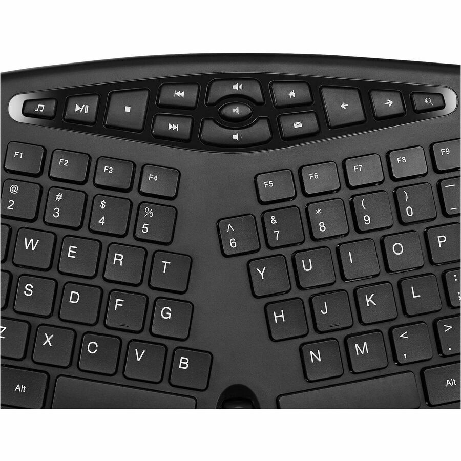 Adesso TruForm 1600 Wireless Ergonomic Keyboard and Optical Mouse - 6652047
