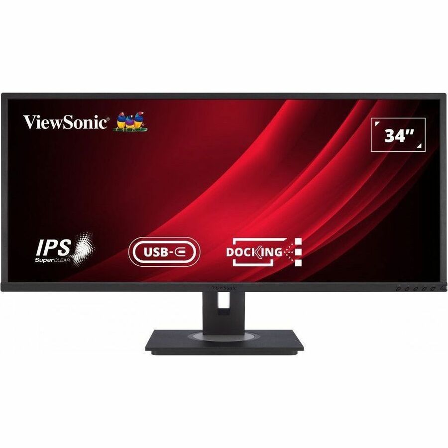 ViewSonic Graphic VG3456 34" Class UWQHD LED Monitor - 21:9 - Black - 6735150