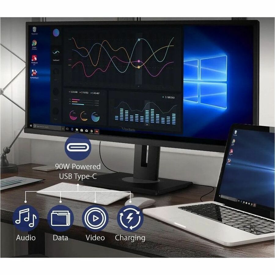 ViewSonic Graphic VG3456 34" Class UWQHD LED Monitor - 21:9 - Black - 6735150