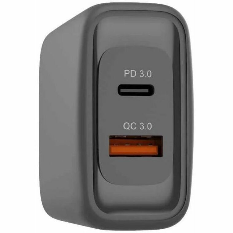 Blu Element BEWCCS45WB Wall Charger Dual USB-C 45W PD and USB-A Black - 101-1528