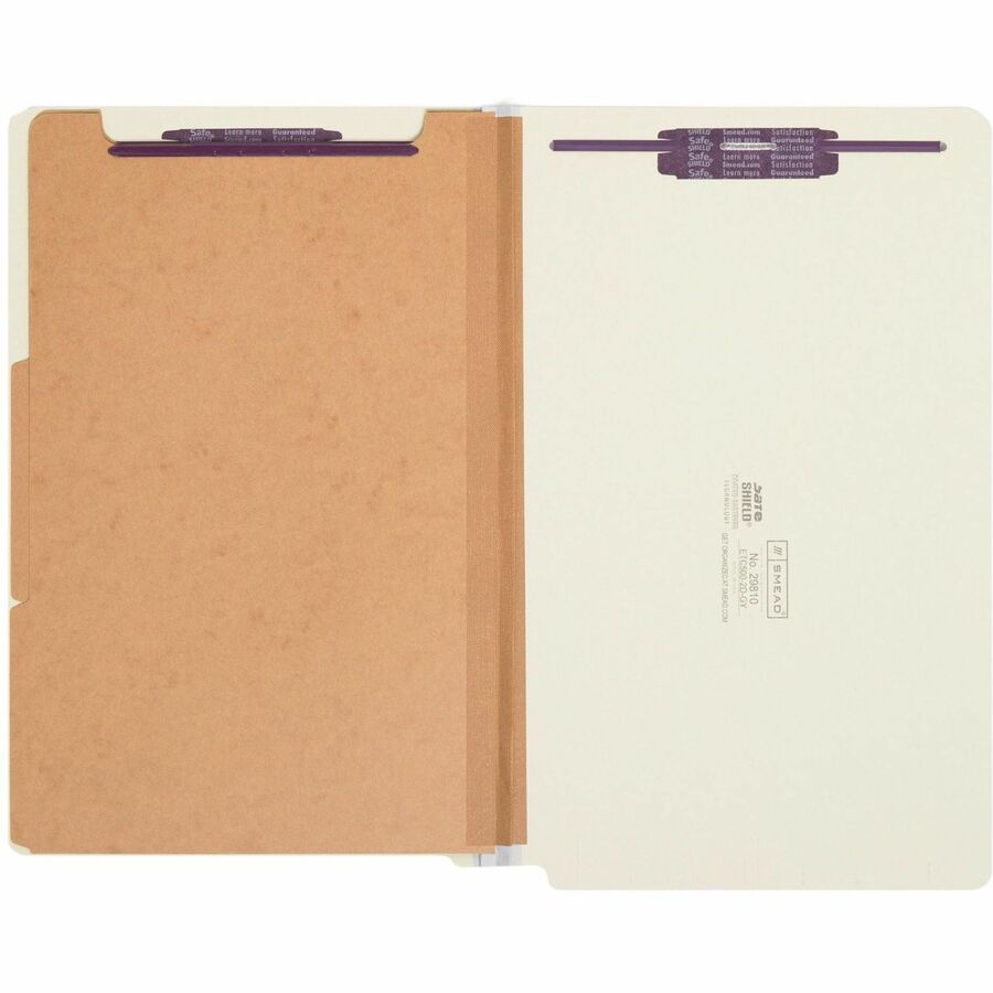 Smead Straight Tab Cut Legal Recycled Classification Folder - 29810-NVXC