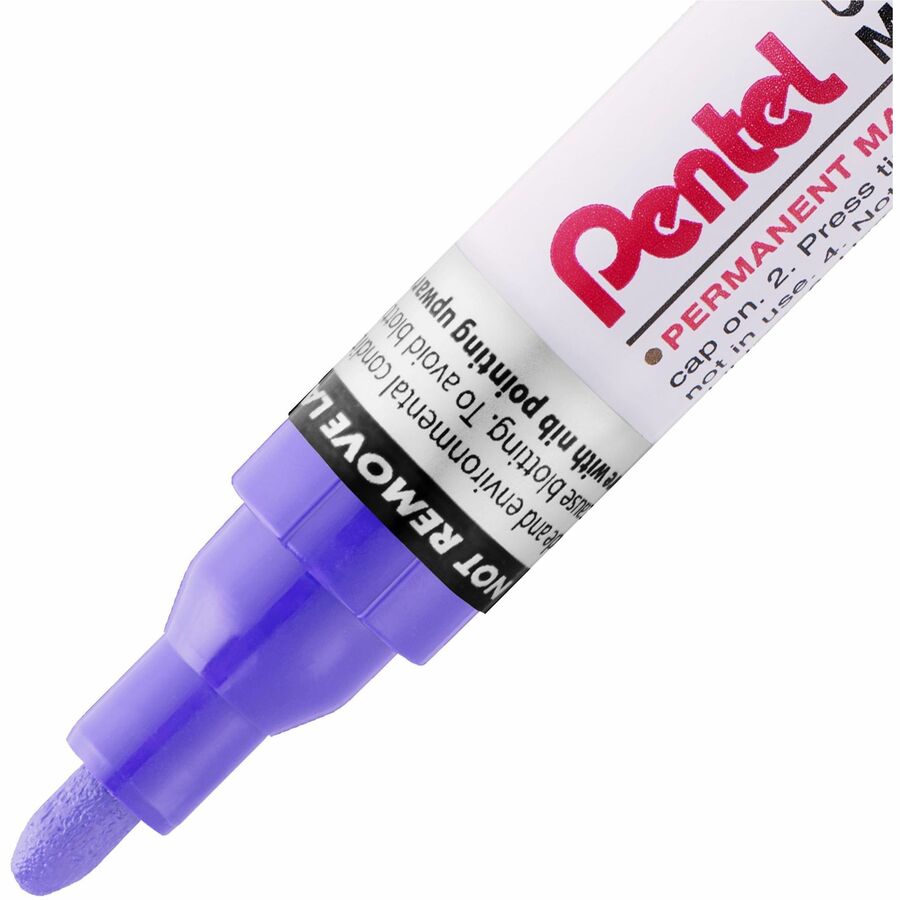 Pentel Paint Marker, Medium Point, Bullet Tip, Violet Ink - MMP10-V