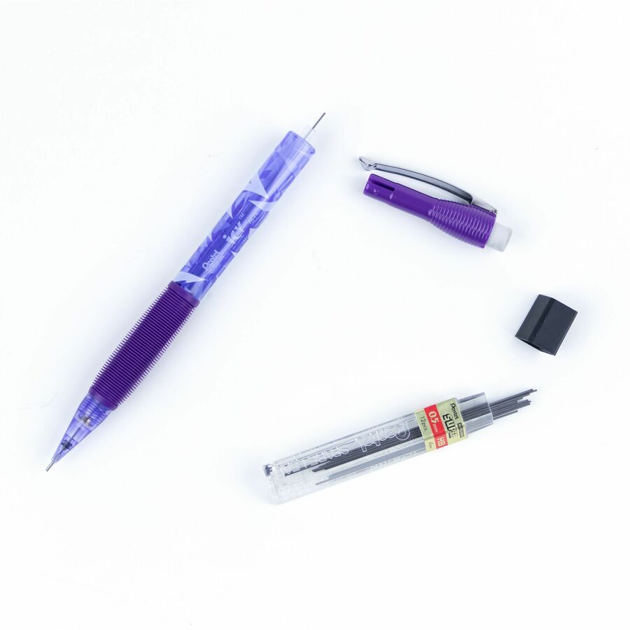 Pentel Icy Mechanical Pencil (0.5mm), Tinted Violet Barrel - AL25TV