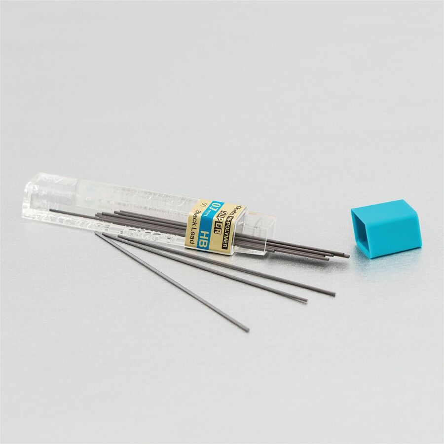 Pentel Super Hi-Polymer Lead Refill (0.7mm), HB, 12 Leads per Tube - 50-HB