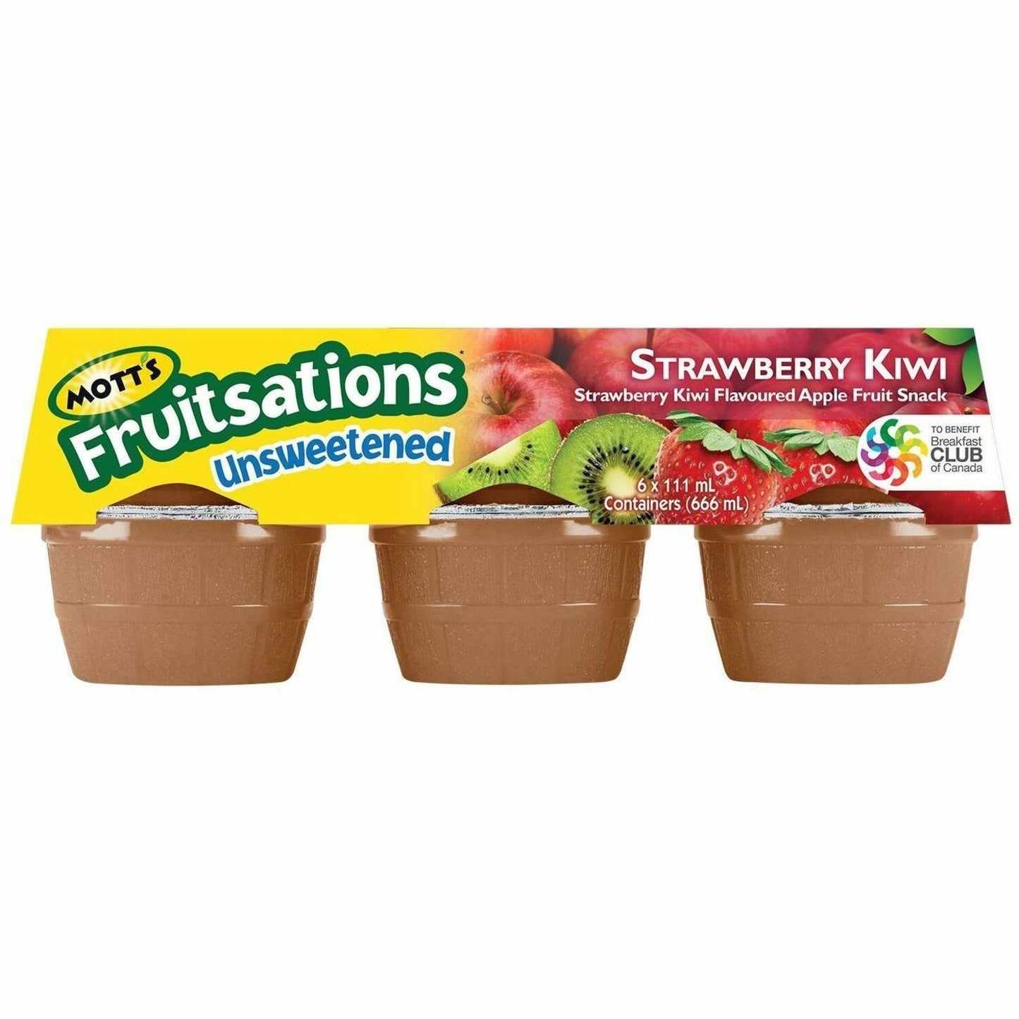 Mott's Fruitsations Unsweetened Strawberry Kiwi Flavoured Fruit Snack