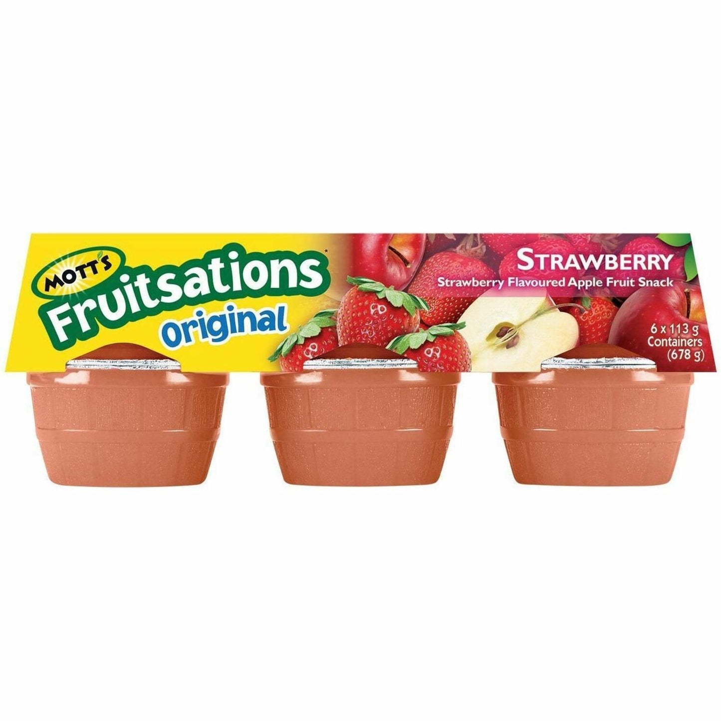 Mott's Fruitsations Applesauce Strawberry Naturally Flavored with Other Natural Flavor