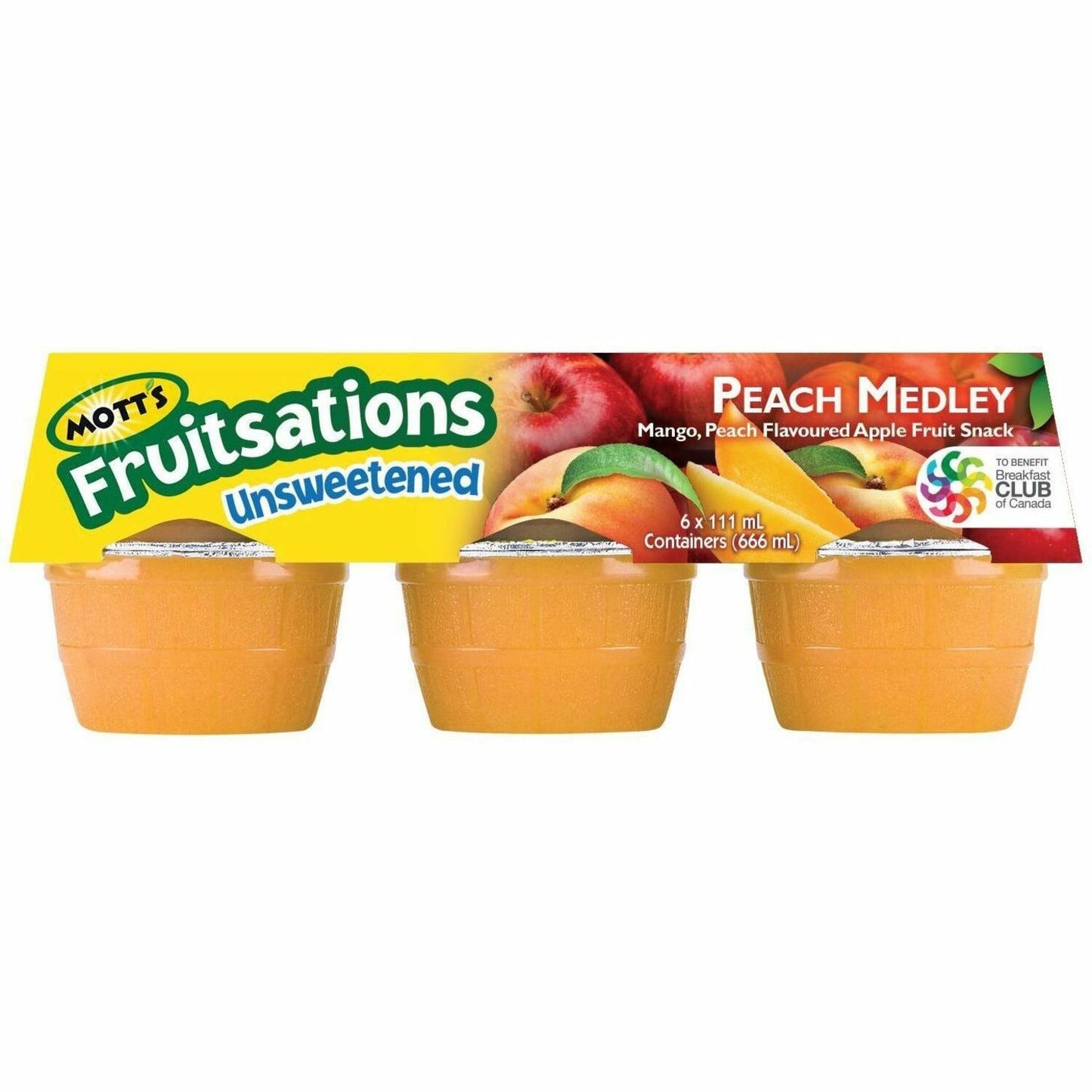 Mott's Fruitsations Unsweetened Peach Medley Flavoured Fruit Snack