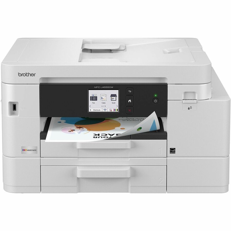 Brother MFC-J4555DW Wired Inkjet Multifunction Printer - Color - MFCJ4555DW