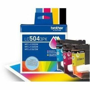 Brother Original Standard Yield Inkjet Ink Cartridge - Cyan, Magenta, Yellow - 1 Each - LC5043PKS